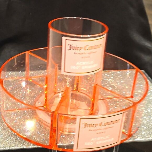 Juicy Couture Home Pink Acrylic 360° Spinner - Picture 6 of 9